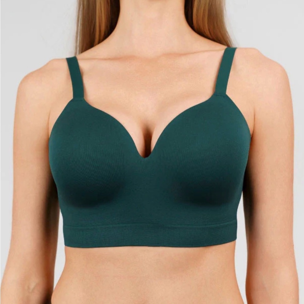 Body & Bra Supportive Comfort Bra. Size 3XL. Forest Green.